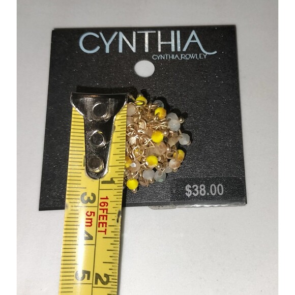 Cynthia Rowley Chunky Stretch Ring Hobo Indie Jewelry Teens School Yellow Gold 1 - Picture 12 of 12